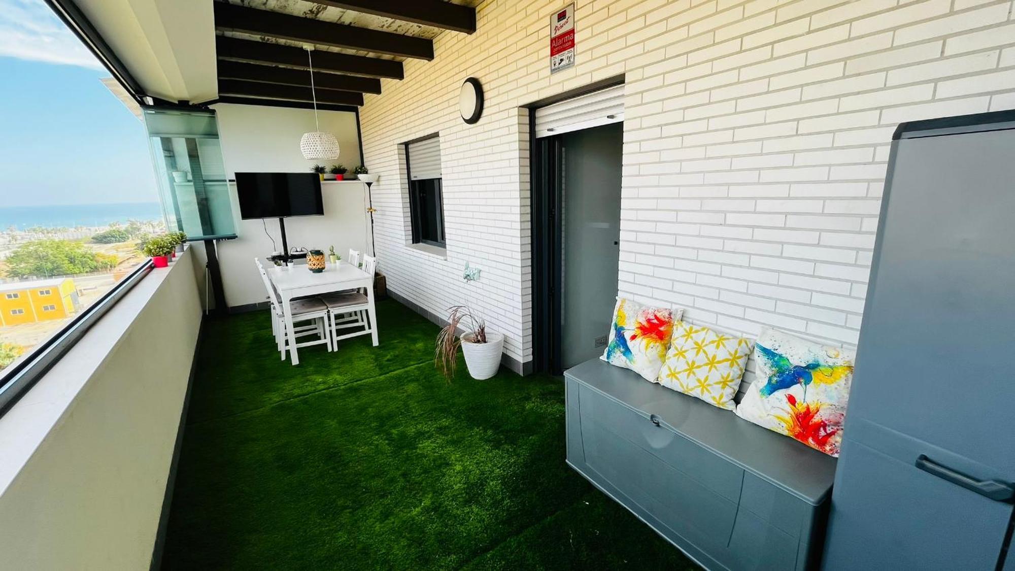 Atico Con Piscina Y Vistas Al Mar Habitat Litoral Apartment Málaga Exterior foto