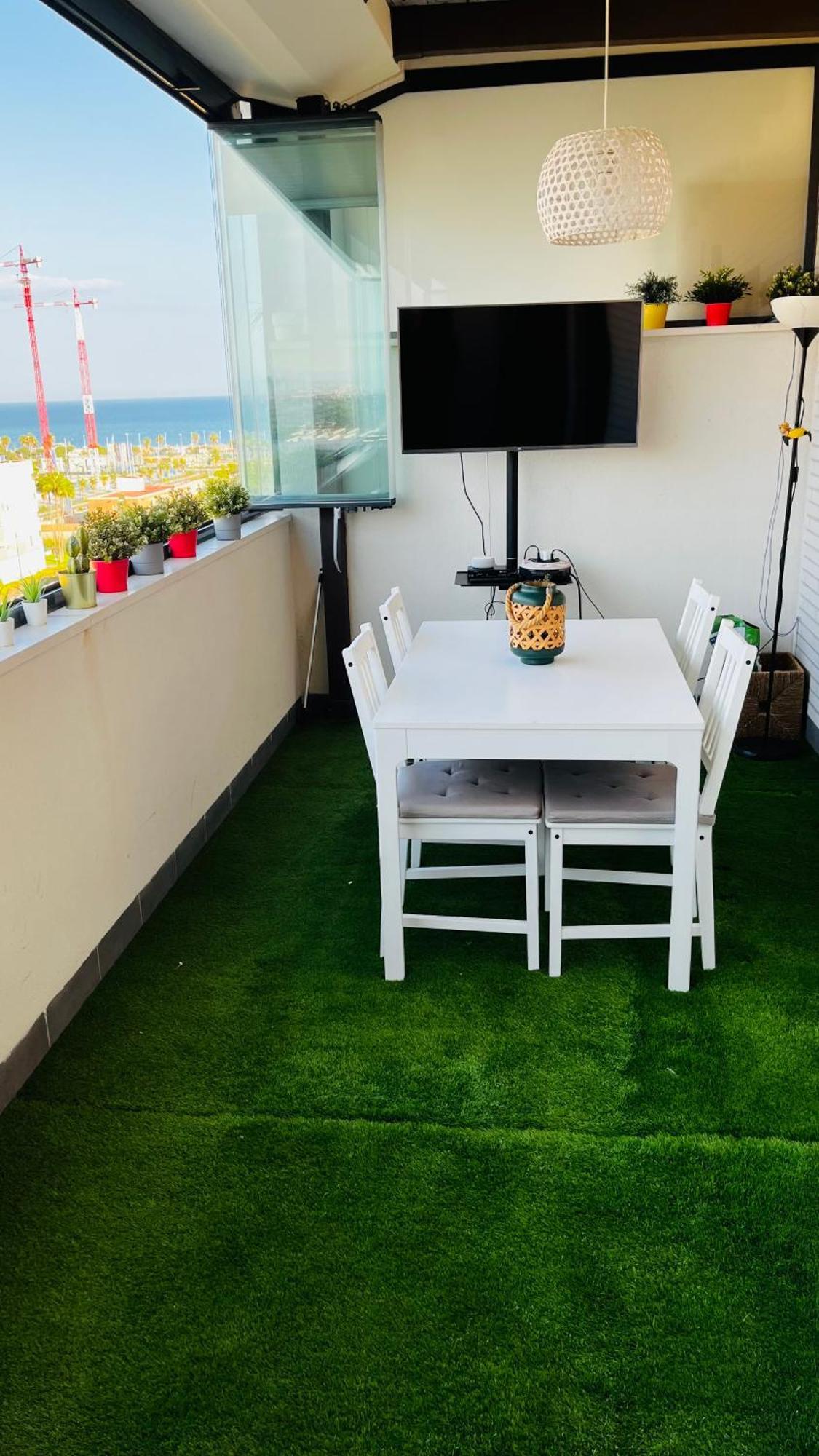 Atico Con Piscina Y Vistas Al Mar Habitat Litoral Apartment Málaga Exterior foto